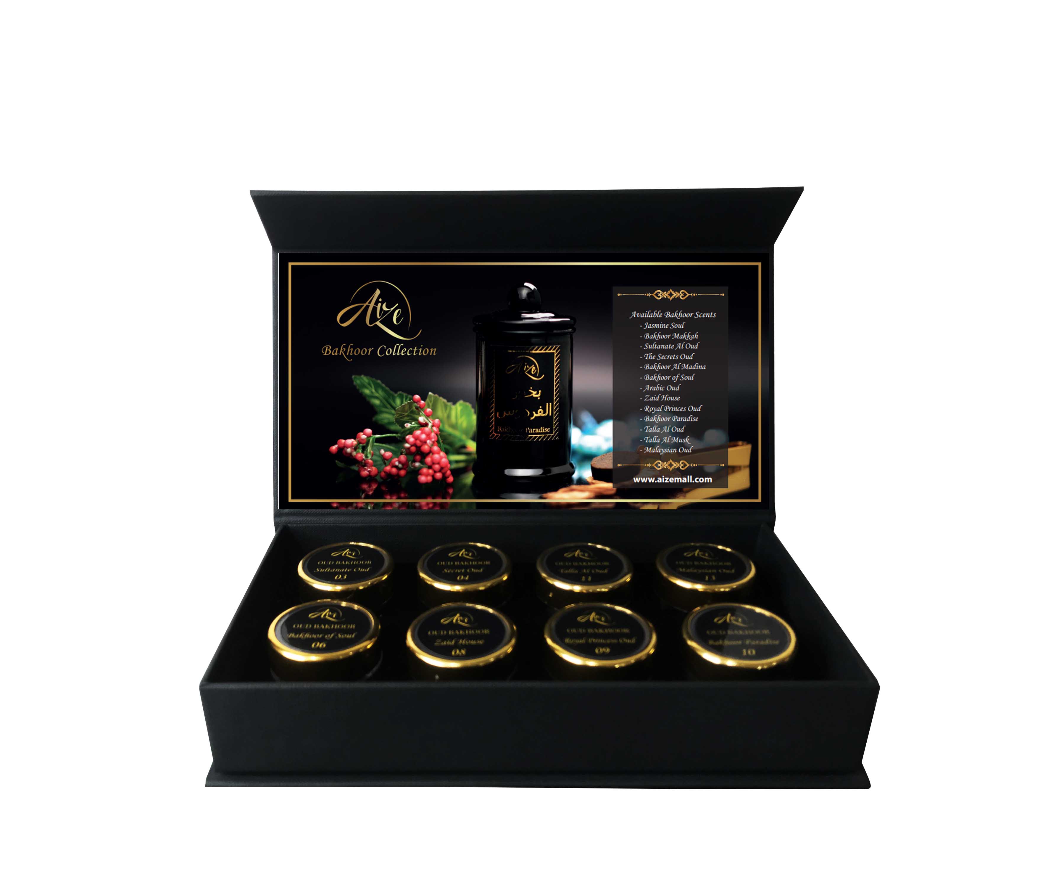 Aize Bakhoor Collection 8pcs.